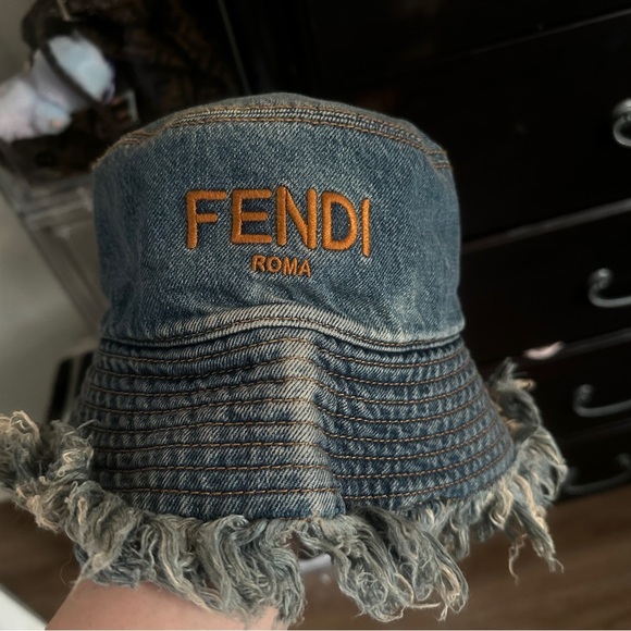 Fendi Denim Bucket Hat - Picture 10 of 16